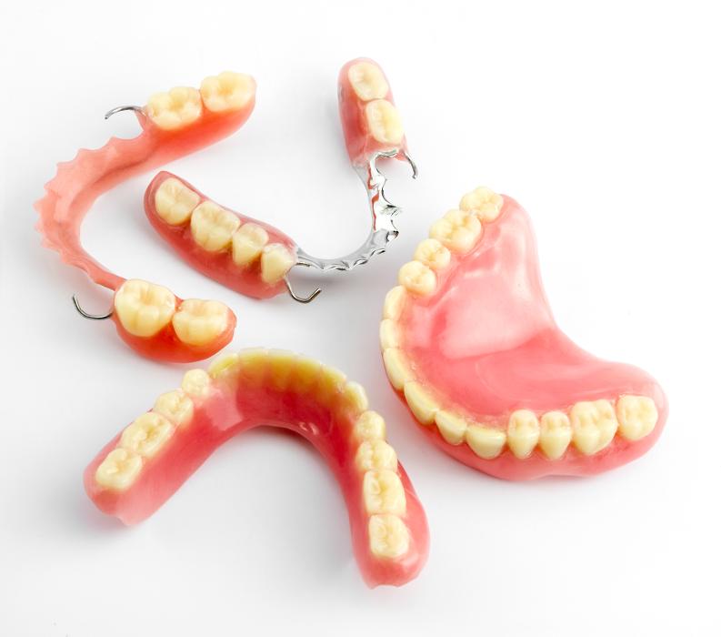close up of dentures | dentures white bear lake mn