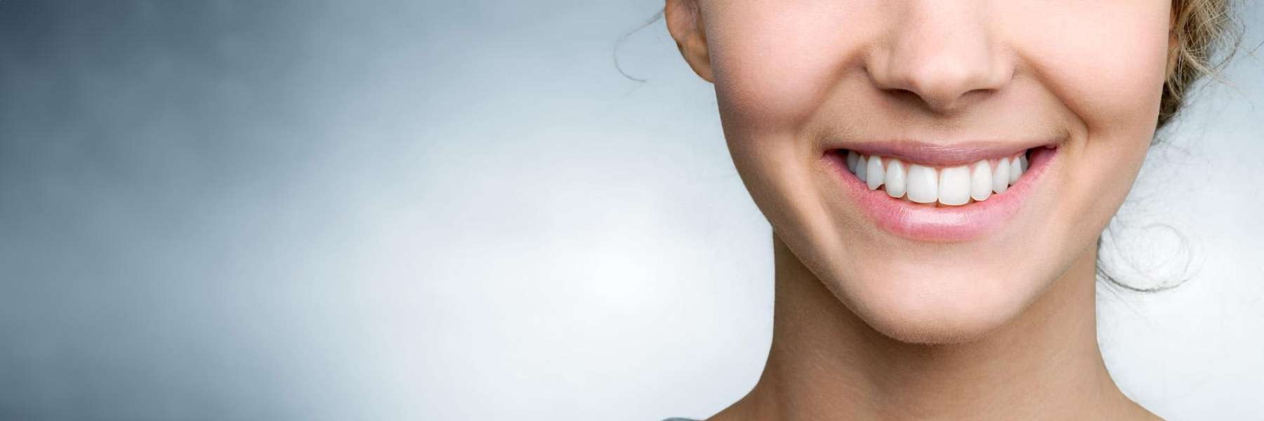 woman only showing half of her face