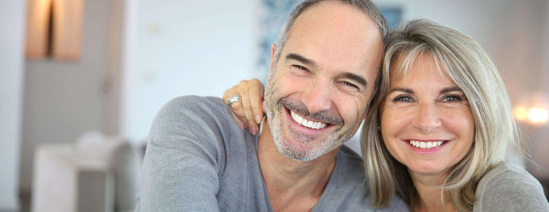 older couple smiling | white bear lake dentist