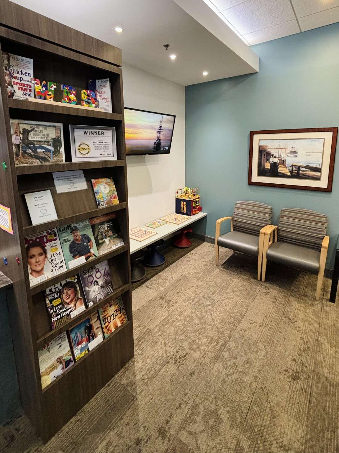 White Bear Lake Dental Office Waiting Area
